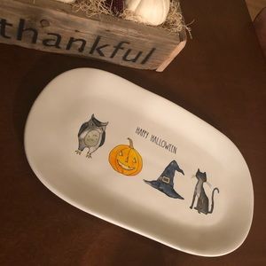 🎉2xHP🎉Rae Dunn Happy Halloween Platter